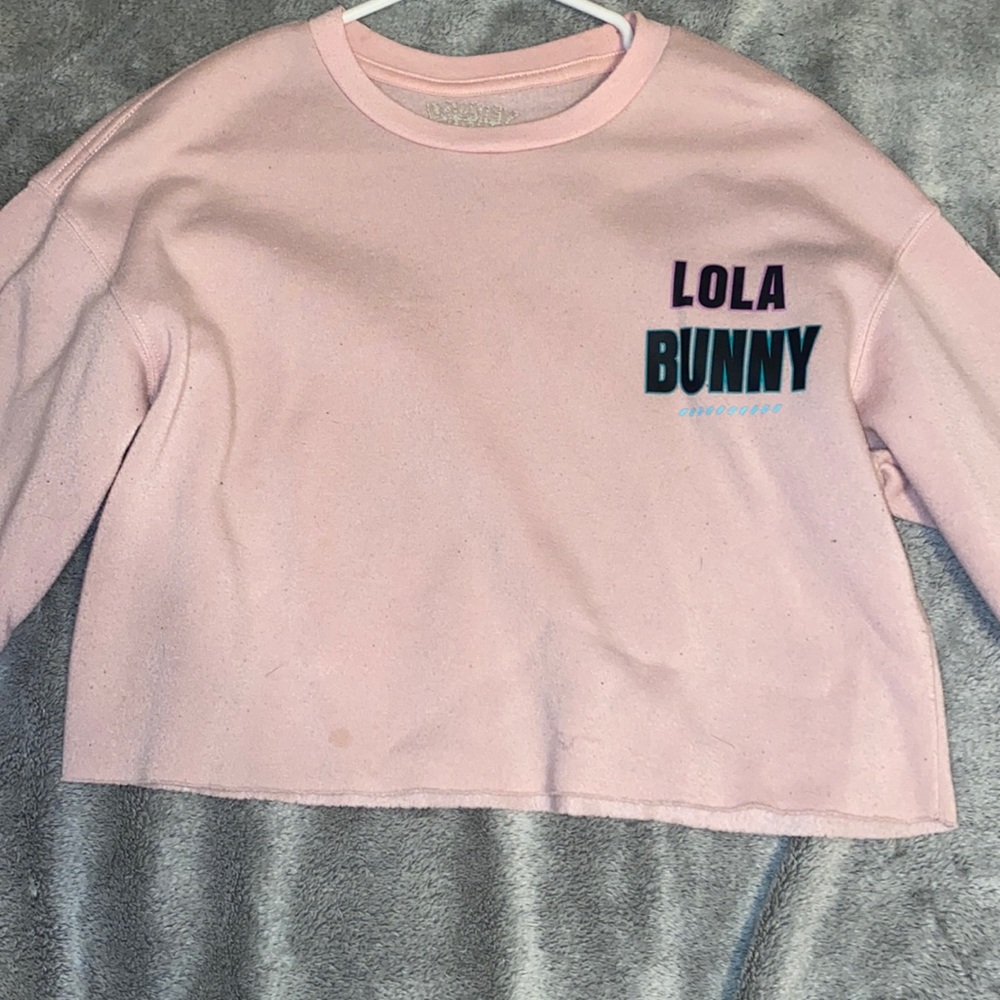 lola bunny long sleeve crop top